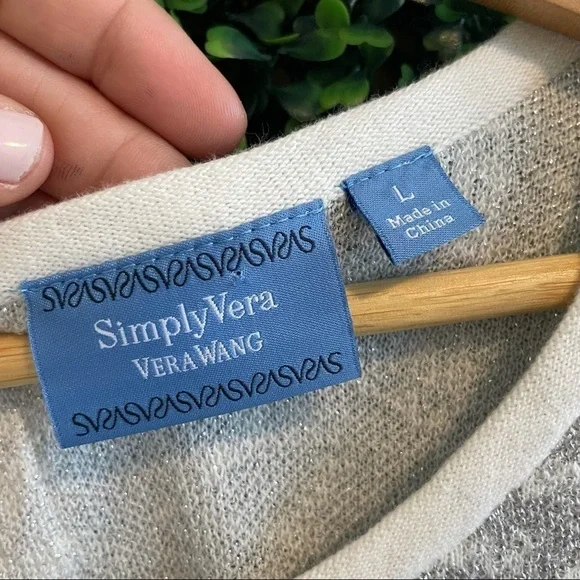 Simply Vera Vera Wang Sparkly Tunic Sweater - Picture 4 of 7